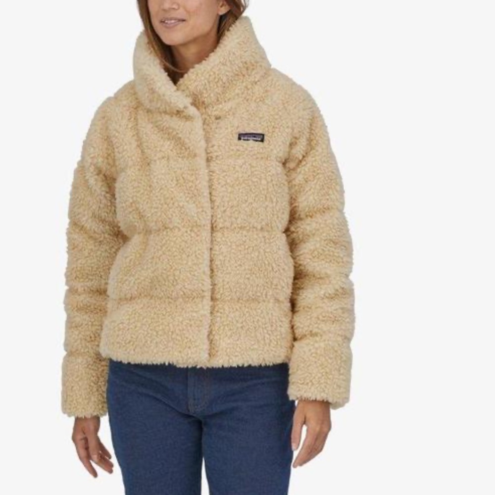 Patagonia Recycled High Pile Fleece Down Teddy Jacket - Small